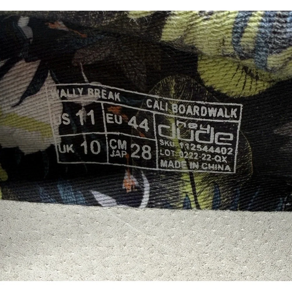 Hey Dude Shoes Men's 11 Wally‎ Break Cali Boardwalk Gray Loafers Slip On Casual
